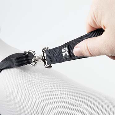 Leine kurz Classic Schwarz - Detail 2