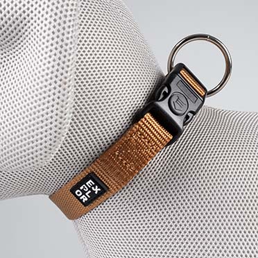 Halsband Fashion Bruin - Detail 1