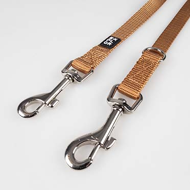 Laisse Duo Fashion Brun - Detail 3