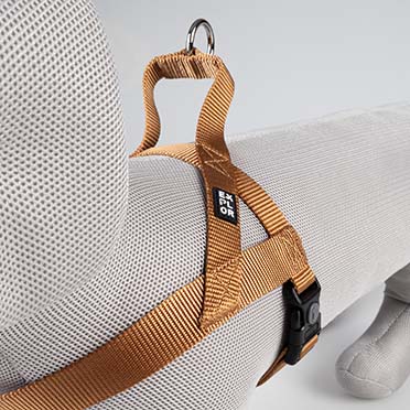 Harnas Chest Fashion Bruin - Detail 2
