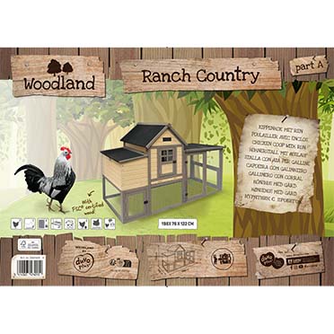 Woodland kippenhok Ranch Country Grijs/beige - Verpakkingsbeeld