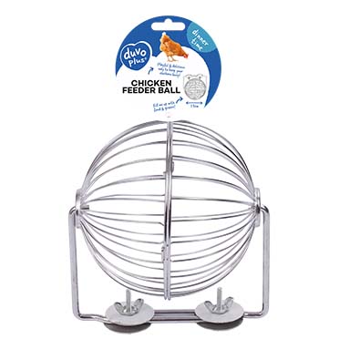 Bola alimentadora metal para gallinas Plata - Verpakkingsbeeld