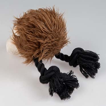 Peluche Wildlife lion avec corde Brun - Detail 3