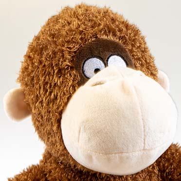 Plush Wildlife monkey large Brown - Detail 1