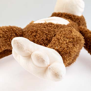 Plush Wildlife monkey large Brown - Detail 2