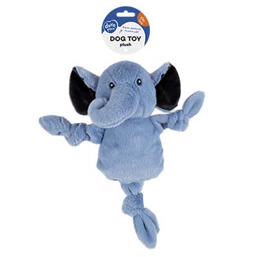 Plush Pawbies elephant crackle Blue - Verpakkingsbeeld
