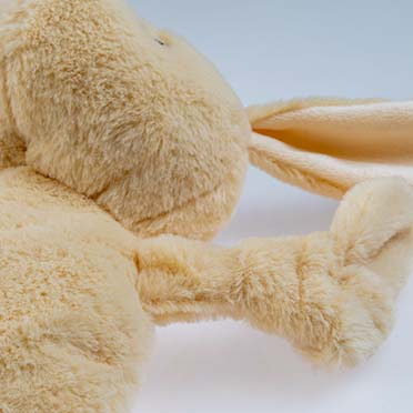 Plüsch Pawbies knisterndes Kaninchen Beige - Detail 3