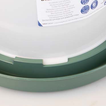 Drinkklok schroef met handvat ECO Transparant/groen - Detail 1