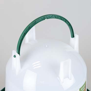 Drinkklok schroef met handvat ECO Transparant/groen - Detail 2