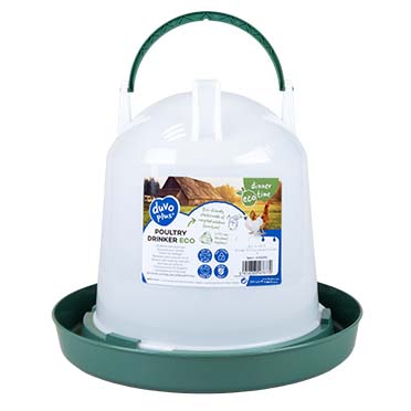 Drinkklok schroef met handvat ECO Transparant/groen - <Product shot>