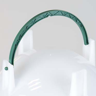 Drinker screw with handle & feet ECO Transparent/green - Detail 2