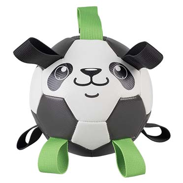 Voetbal panda met pomp Zwart/wit - Detail 1