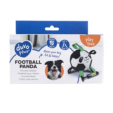 Voetbal panda met pomp Zwart/wit - Facing
