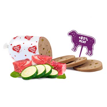 Worst voor honden met lam & courgette - Foodshot