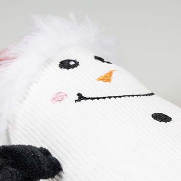 Xmas pluche kerstvrienden met touw Gemengde kleuren - Detail 1