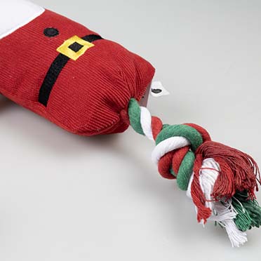 Xmas pluche kerstvrienden met touw Gemengde kleuren - Detail 3