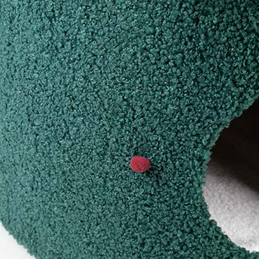 Xmas kattenhuis cadeau Groen/rood - Detail 3