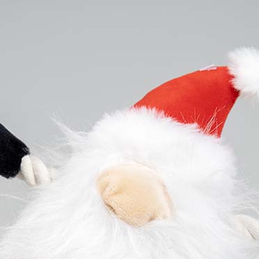 Xmas pluche kerstman Meerkleurig - Detail 2
