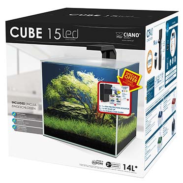 AQUARIUM CUBE 15 LED - Verpakkingsbeeld