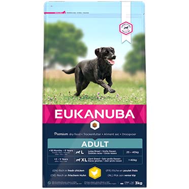 Euk dog active adult large breed  3kg