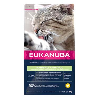 Euk cat ad hairball control  2kg