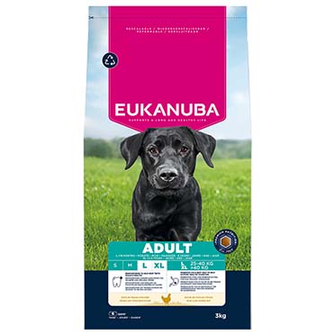 Euk dog adult large breed chicken - Facing