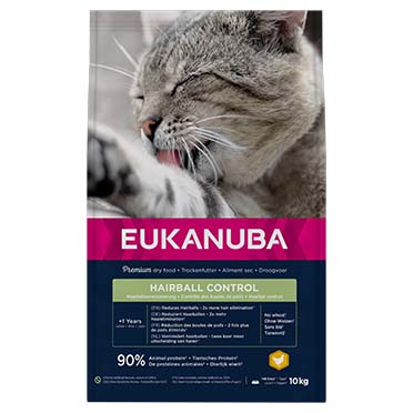 Euk cat ad hairball control  10kg