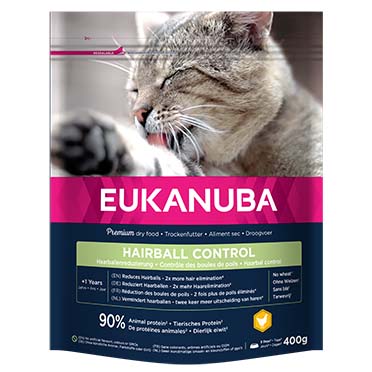 Euk cat ad hairball control  400g