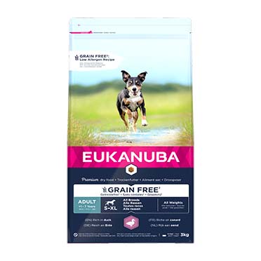 Euk dog grainfree duck adult all breeds - <Product shot>