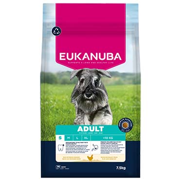 Euk dog adult small breed chicken - Facing