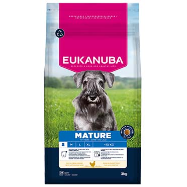 Euk dog mature small breed chicken - Facing