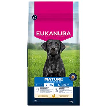 Euk dog mature large breed chicken - Facing