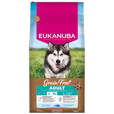 Euk Grainfree Ocean Fish Adult Large Breed - <Product shot>