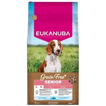 Euk Grainfree Ocean Fish Senior S/M breed - <Product shot>