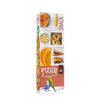 Puur pauze sticks perruche papaye & orange - Product shot