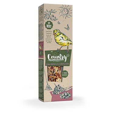 Country zaadsticks kanarie veen- & vlierbes - Verpakkingsbeeld