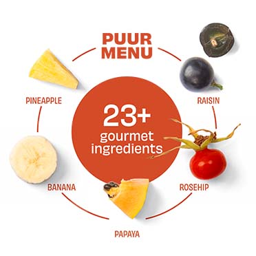PUUR Snack muesli papegaai fruit - Detail 1