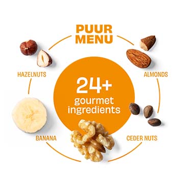 PUUR Snack muesli papegaai noten - Detail 1