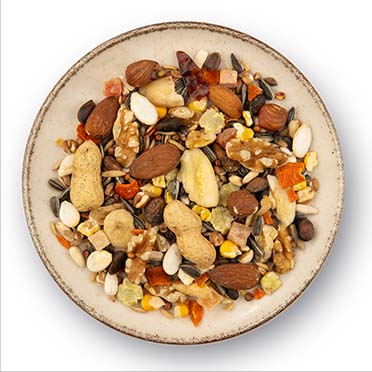 PUUR Snack muesli papegaai noten - Foodshot