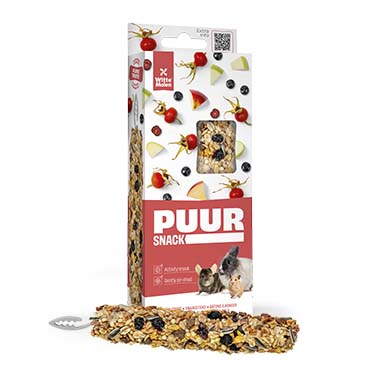 PUUR Knaagsticks appel & appelbes - Verpakkingsbeeld