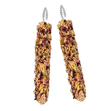 PUUR Knaagsticks hibiscus & goudsbloem - Foodshot