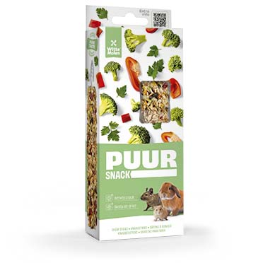 PUUR Knaagsticks broccoli & paprika - Product shot