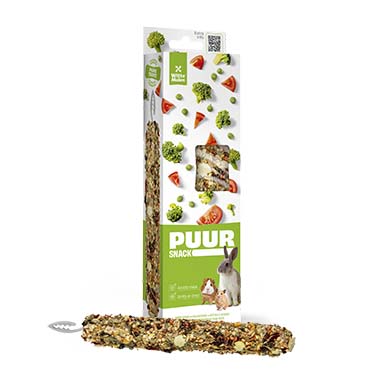 PUUR Knaagsticks erwt & tomaat - Verpakkingsbeeld