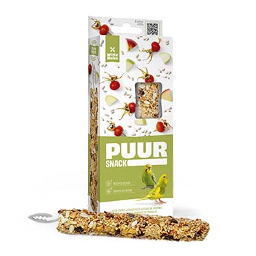 PUUR Sticks parkiet rozenbottel & appel - Verpakkingsbeeld