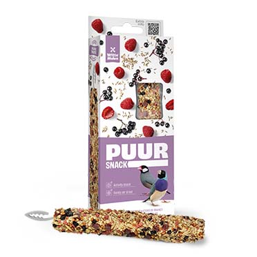 PUUR Sticks exoten framboos & vlierbes - Verpakkingsbeeld