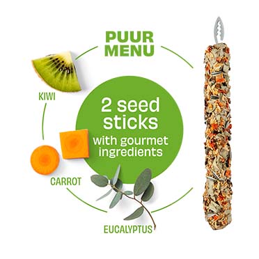 PUUR Sticks grote parkiet kiwi & eucalyptus - Detail 1