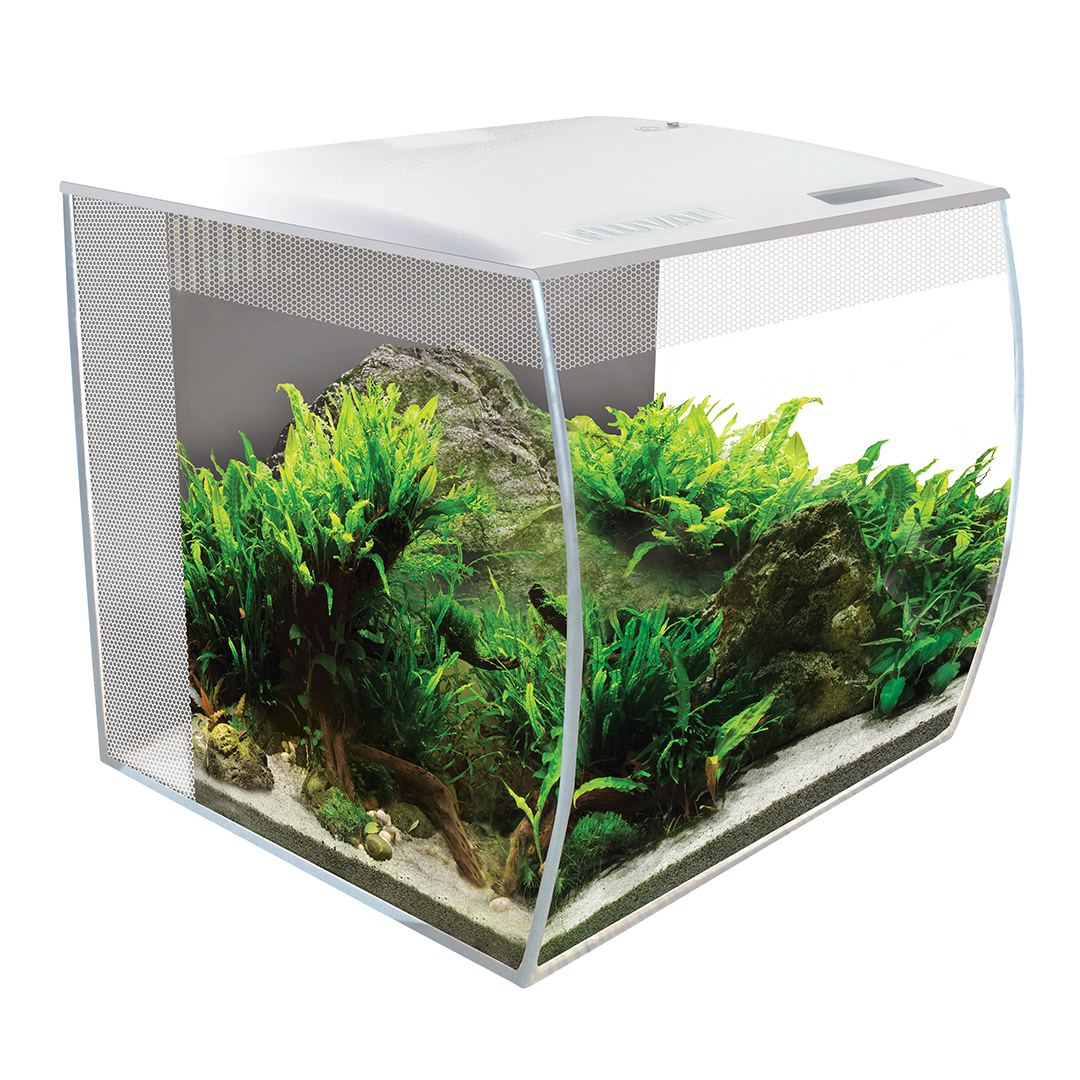 Fluval flex freshwater aquarium kit white - <Product shot>