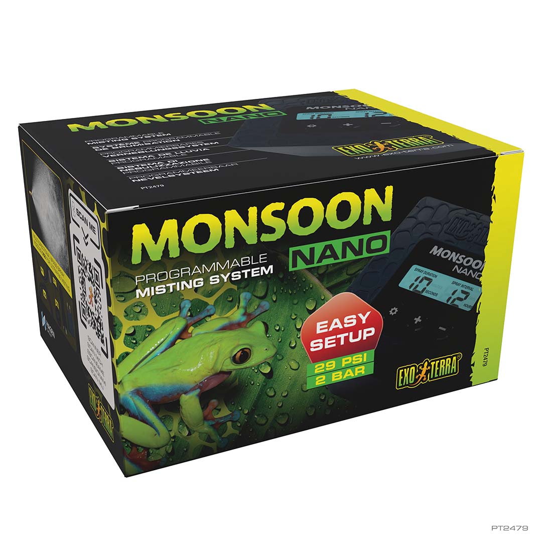EX Monsoon NANO progammeerbaar nevelstysteem Zwart - Verpakkingsbeeld