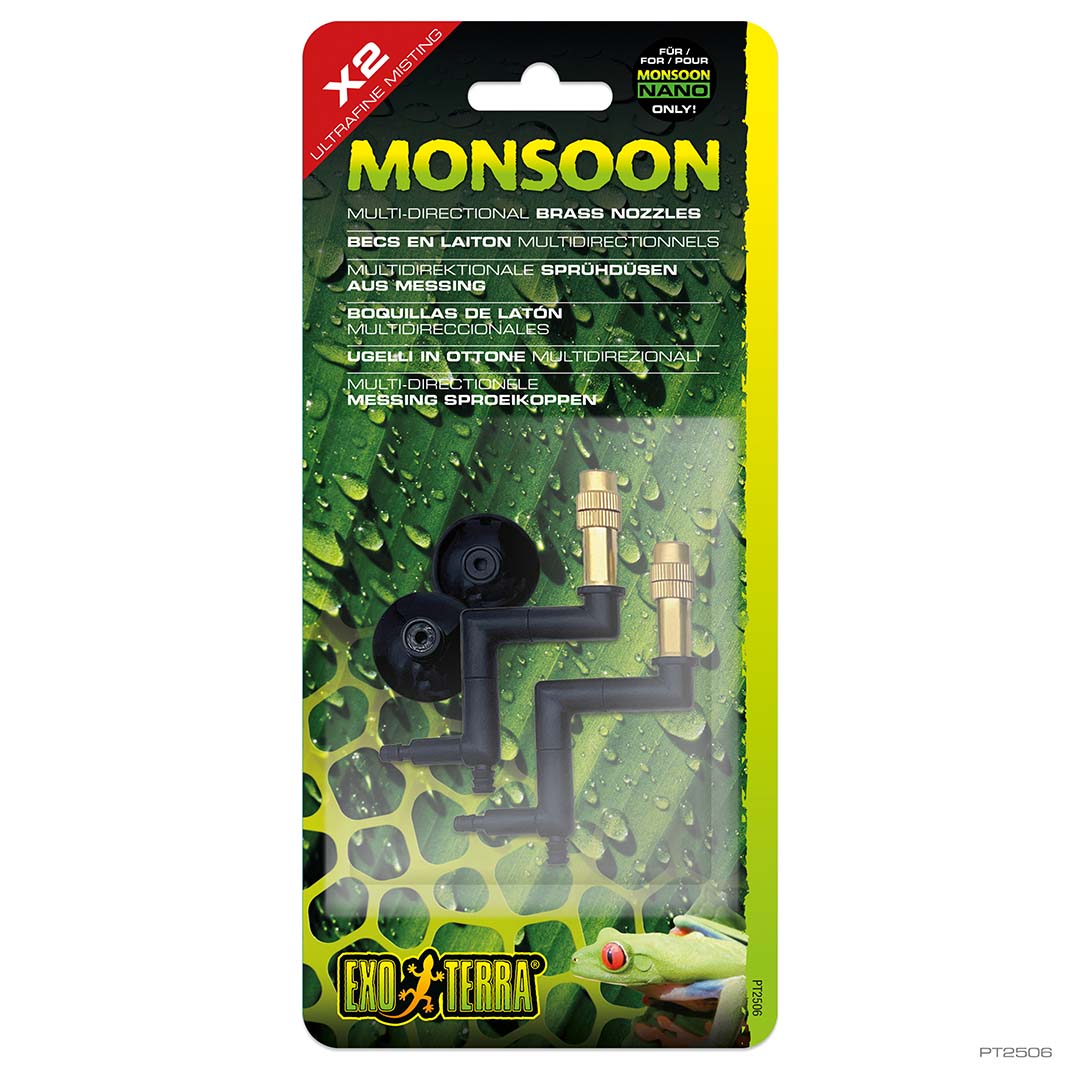 EX Monsoon NANO multi-directional nozzles Black - Verpakkingsbeeld