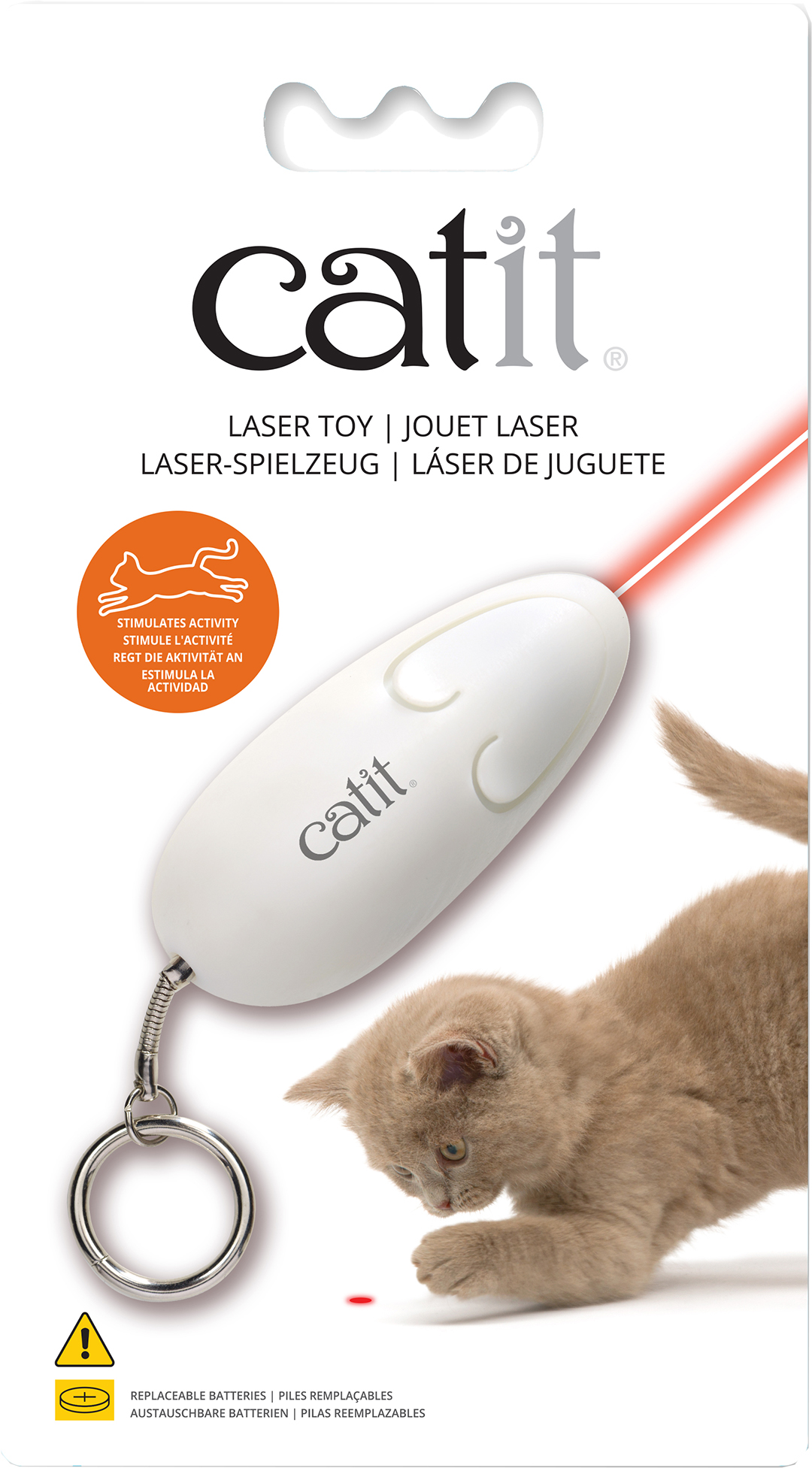 Ca 2.0 laser mouse toy white - Product shot